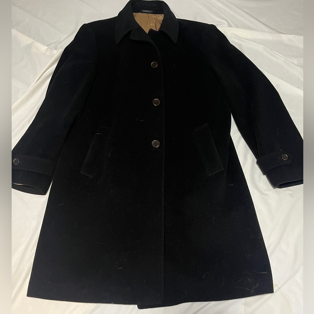Black pea coat